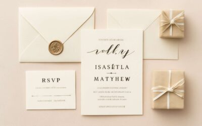 Creative ideas for wedding invitation gifts to wow guests
