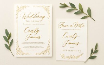 A smart planner’s guide: wedding invitation vs save the date for couples.