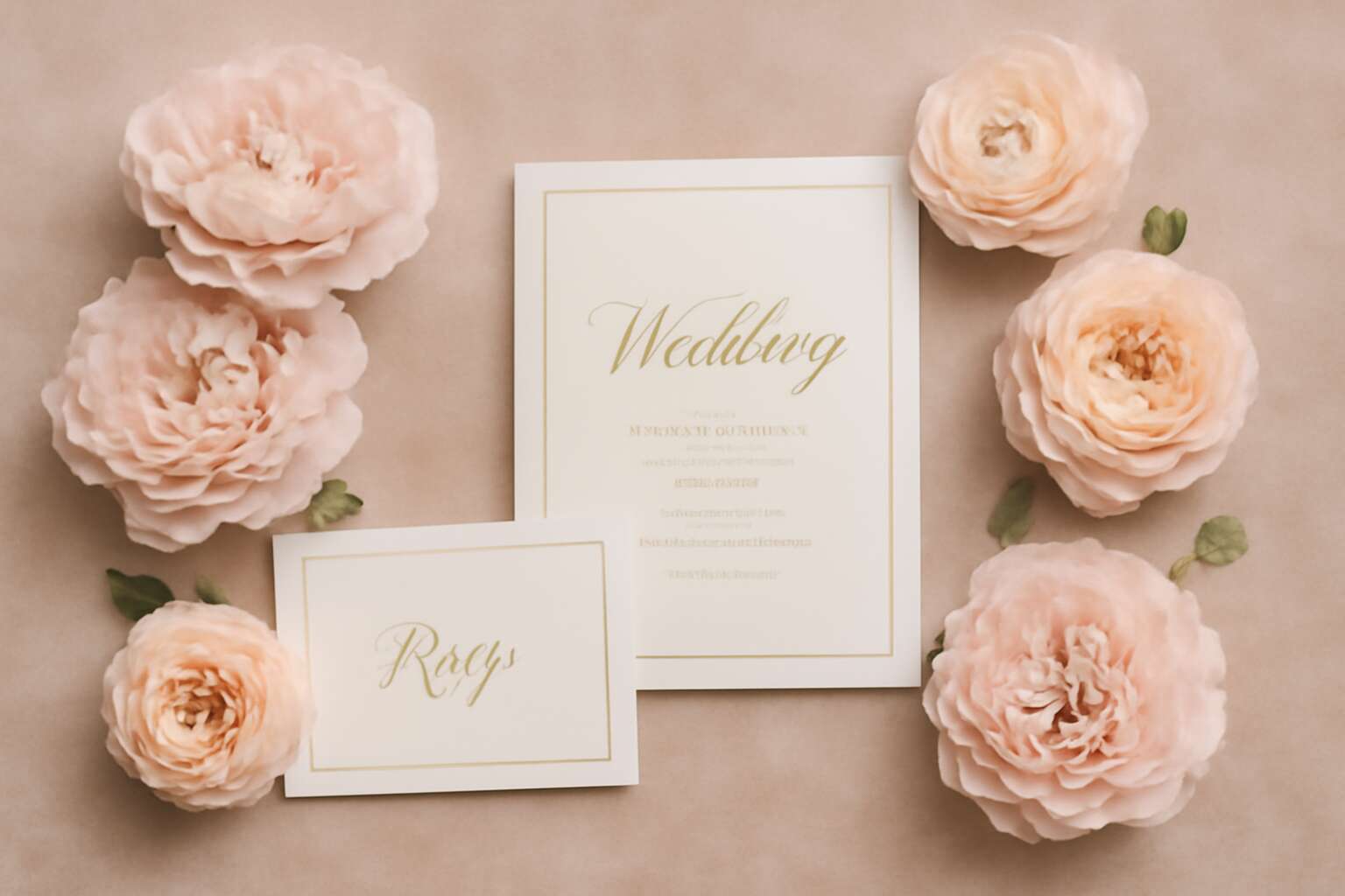 flowers for wedding invitation cards