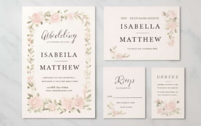 Elevate your nuptials with wedding invitation templates free download – free samples included