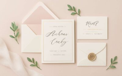 Chic wedding invitation suites: a stylish guide for your perfect day