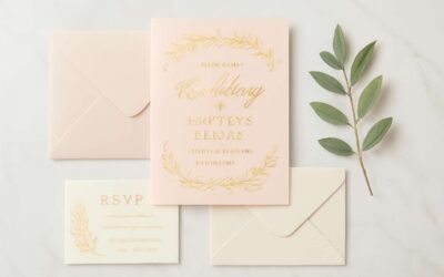 Cherish every moment with a wedding invitation to friends and family that invites joy