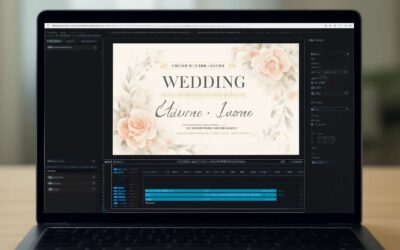 Create a stunning wedding invitation for premiere pro to wow guests!