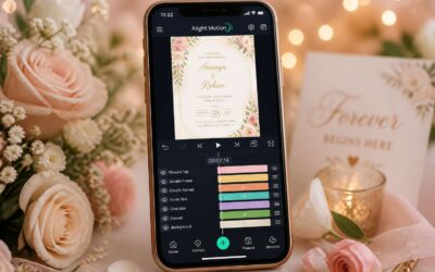 Elevate your wedding invitation editing alight motion with these pro tips.