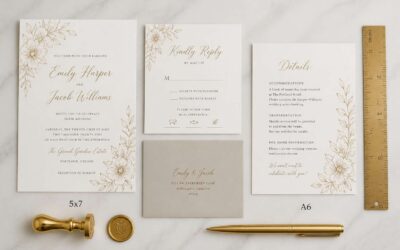 What is wedding invitation card size? A simple guide.